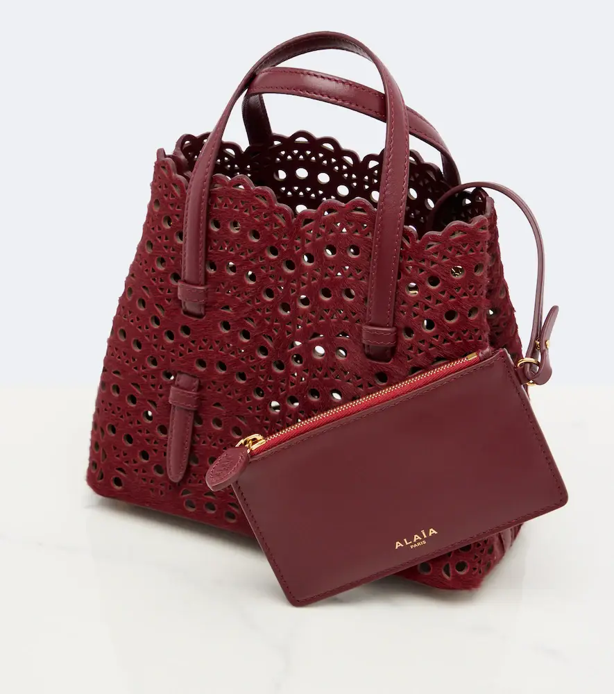 Alaïa Alaïa Mina 20 Small calf hair top-handle bag | Thumbnail 2 Alaïa Alaïa Mina 20 Small calf hair top-handle bag | Thumbnail 2