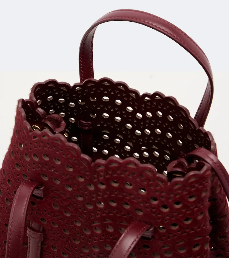 Alaïa Alaïa Mina 20 Small calf hair top-handle bag | Thumbnail 3 Alaïa Alaïa Mina 20 Small calf hair top-handle bag | Thumbnail 3