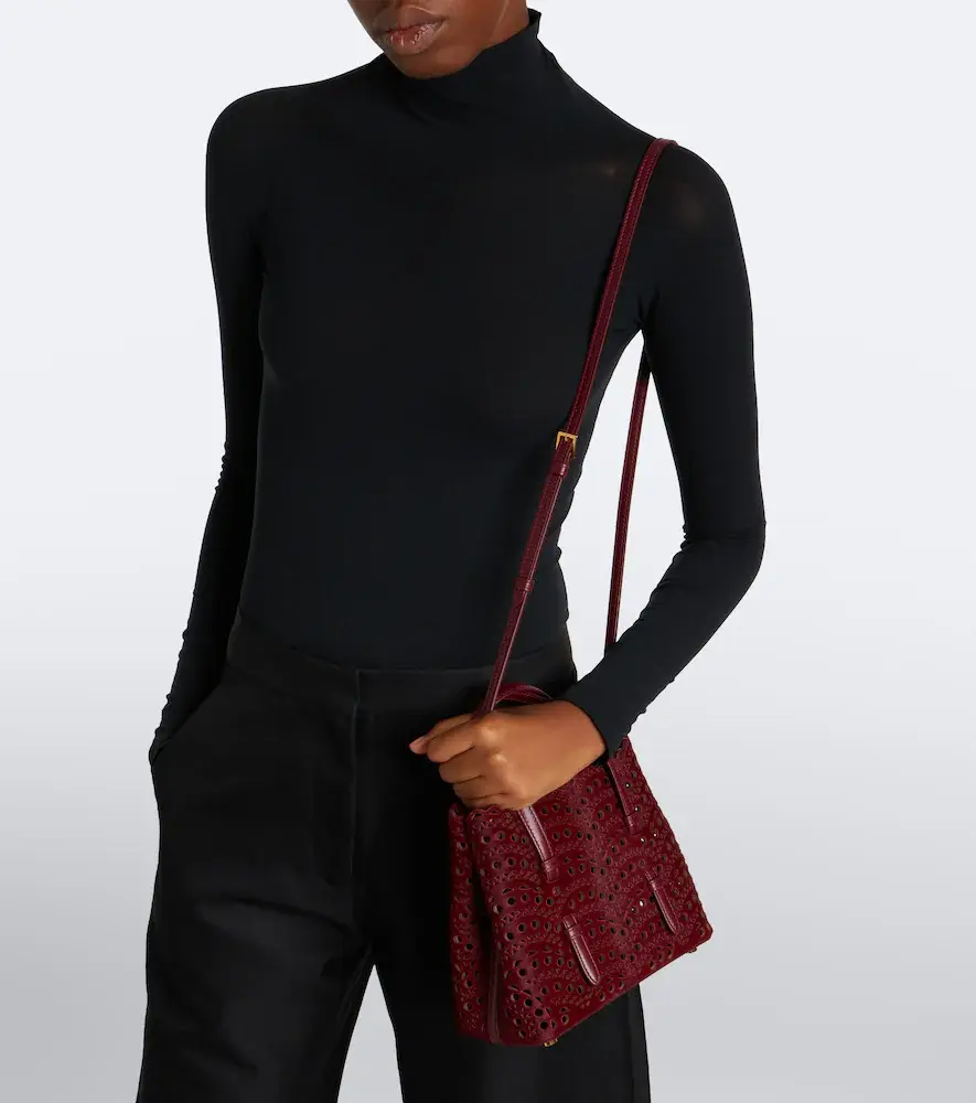 Alaïa Alaïa Mina 20 Small calf hair top-handle bag | Thumbnail 6 Alaïa Alaïa Mina 20 Small calf hair top-handle bag | Thumbnail 6
