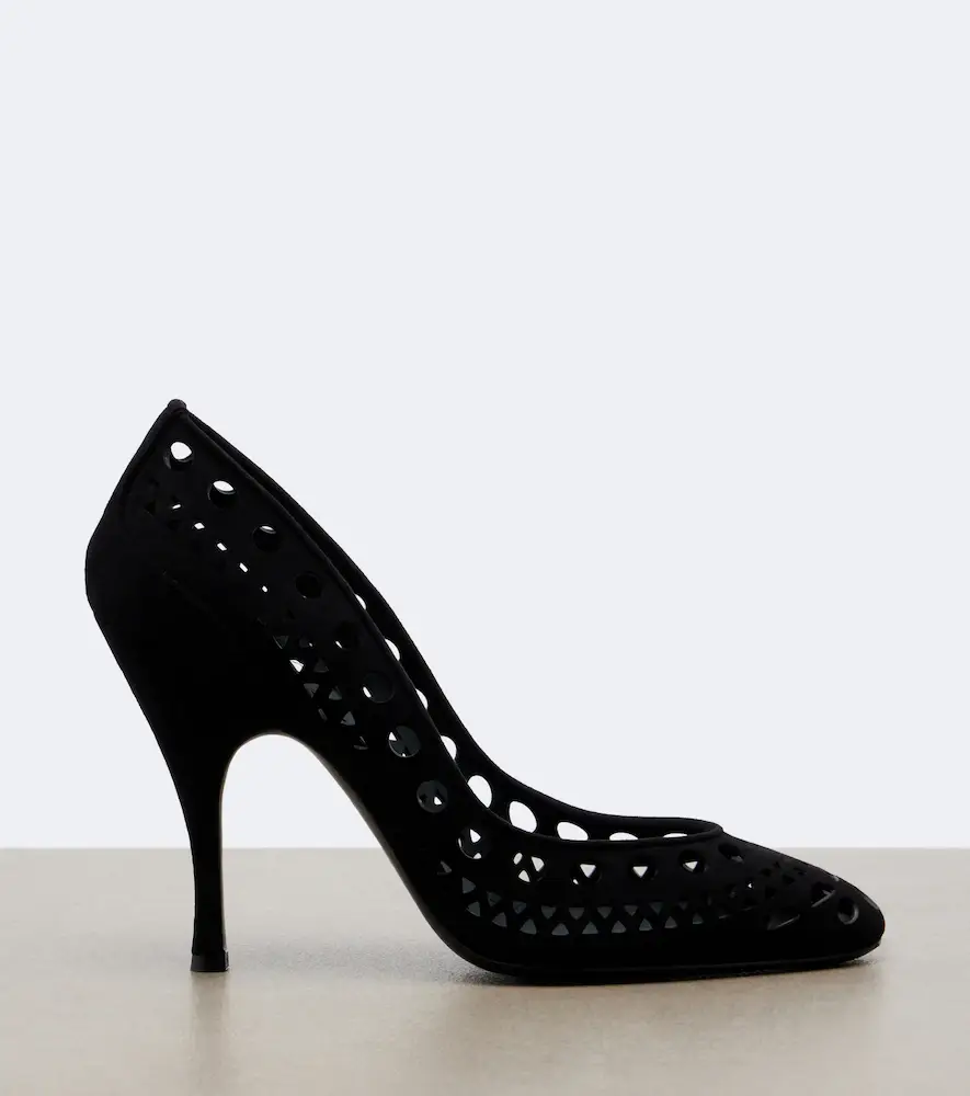 Alaïa Alaïa Vienne suede pumps | Thumbnail 4 Alaïa Alaïa Vienne suede pumps | Thumbnail 4