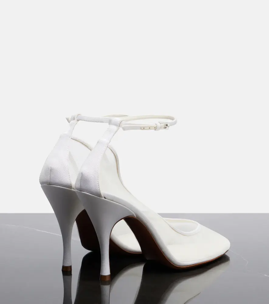 Alaïa Alaïa Grosgrain-trimmed mesh pumps | Thumbnail 2 Alaïa Alaïa Grosgrain-trimmed mesh pumps | Thumbnail 2