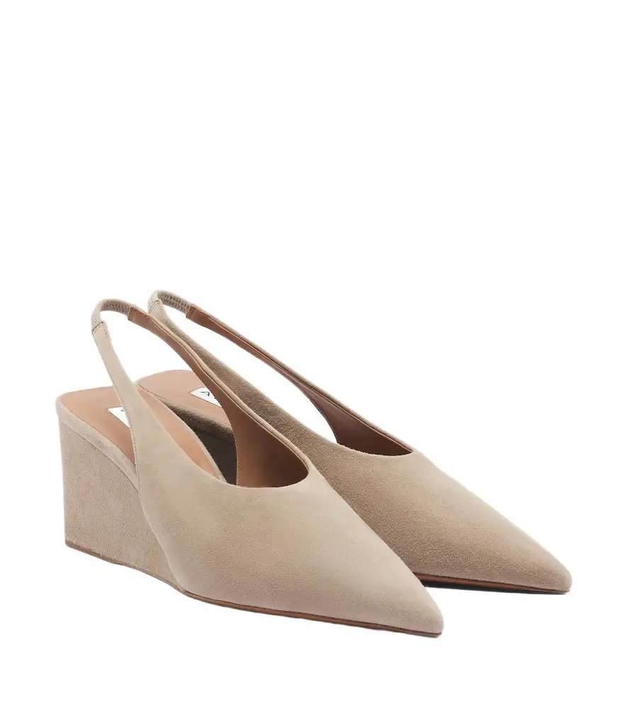 Alaïa Alaïa Suede wedge slingback pumps | Image 1 Alaïa Alaïa Suede wedge slingback pumps | Image 1