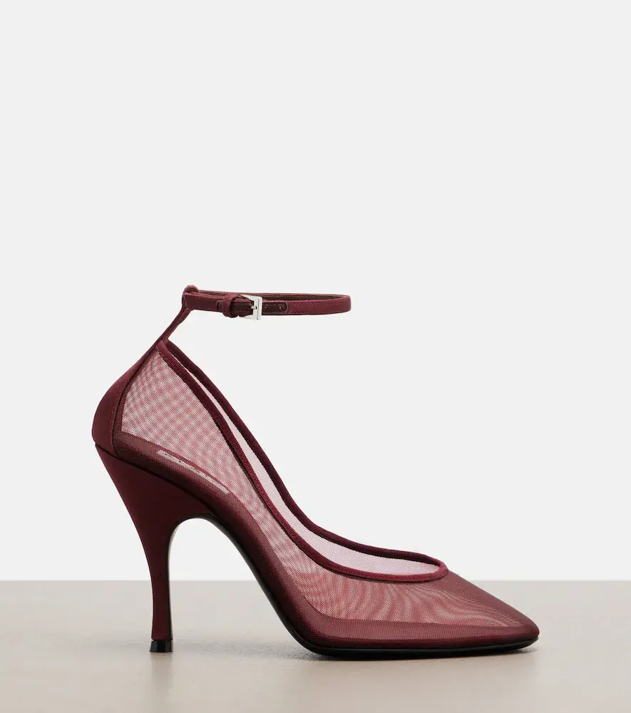 Alaïa Alaïa Grosgrain-trimmed mesh pumps | Thumbnail 3 Alaïa Alaïa Grosgrain-trimmed mesh pumps | Thumbnail 3