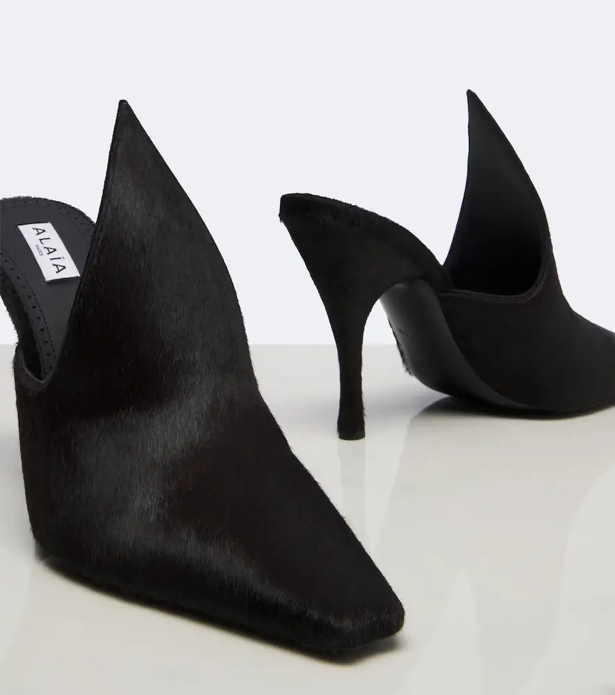 Alaïa Alaïa Calf hair mules | Thumbnail 2 Alaïa Alaïa Calf hair mules | Thumbnail 2