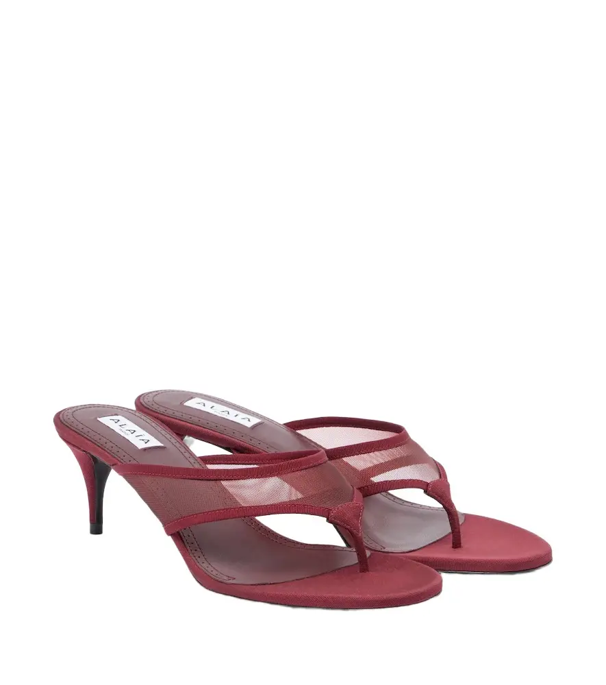 Alaïa Alaïa Mesh thong sandals | Image 1 Alaïa Alaïa Mesh thong sandals | Image 1