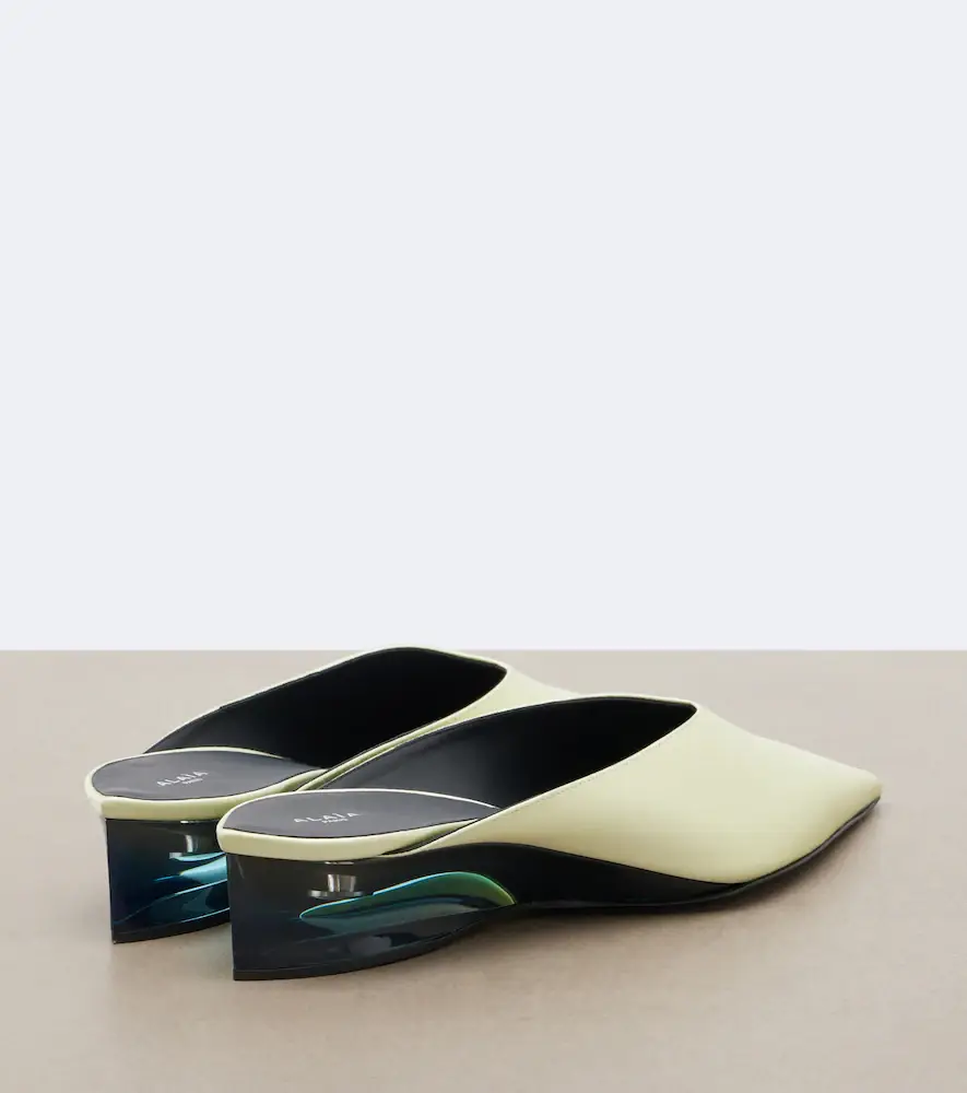Alaïa Alaïa Satin mules | Thumbnail 3 Alaïa Alaïa Satin mules | Thumbnail 3