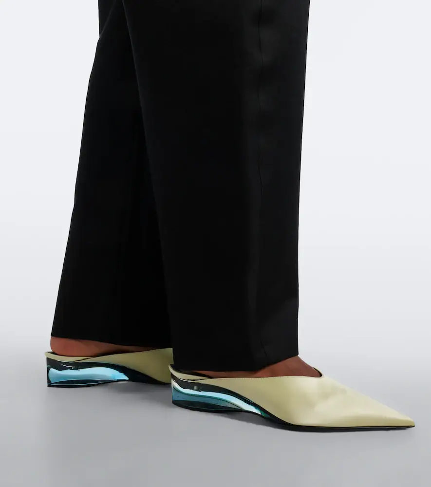 Alaïa Alaïa Satin mules | Thumbnail 5 Alaïa Alaïa Satin mules | Thumbnail 5