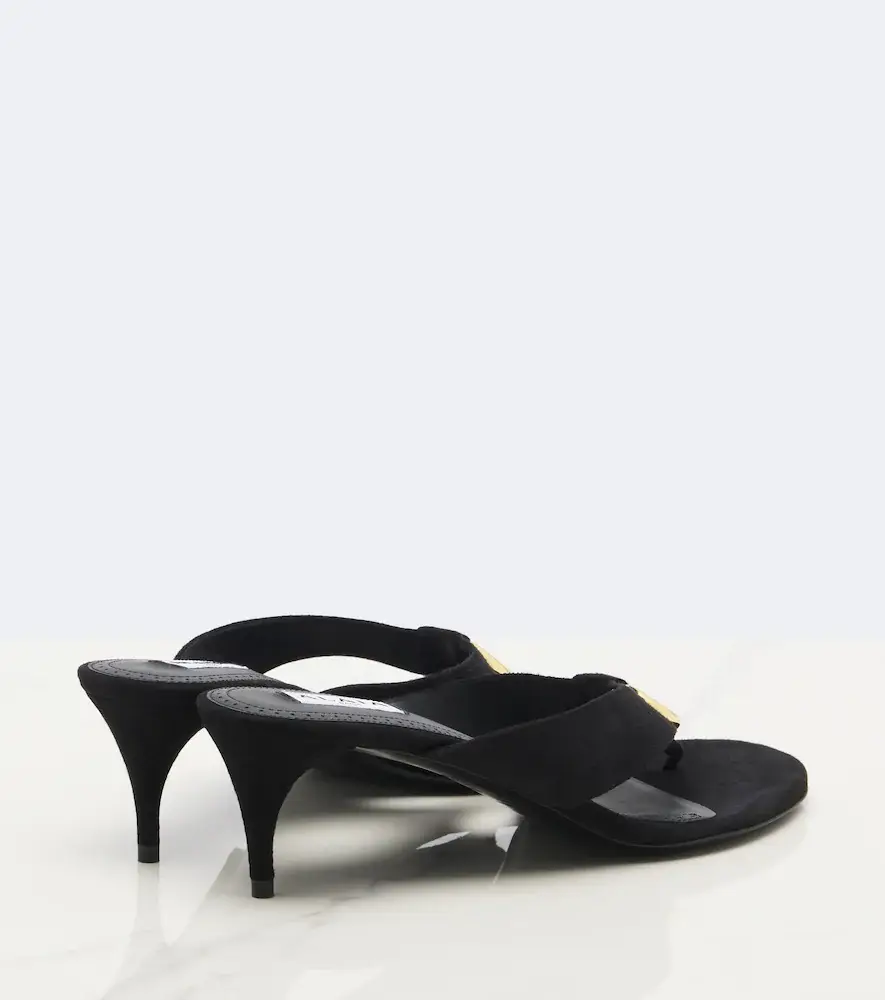 Alaïa Alaïa Infra suede thong sandals | Thumbnail 2 Alaïa Alaïa Infra suede thong sandals | Thumbnail 2