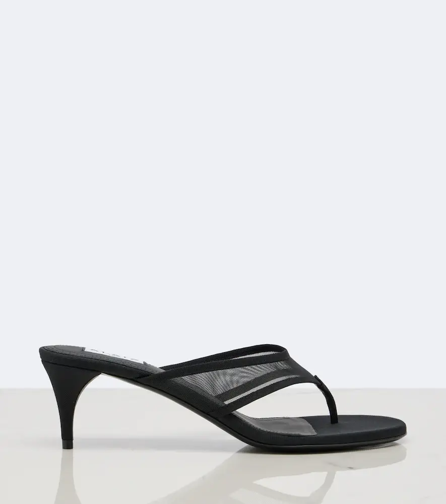 ALAÏA Mesh thong sandals | Thumbnail 4 ALAÏA Mesh thong sandals | Thumbnail 4