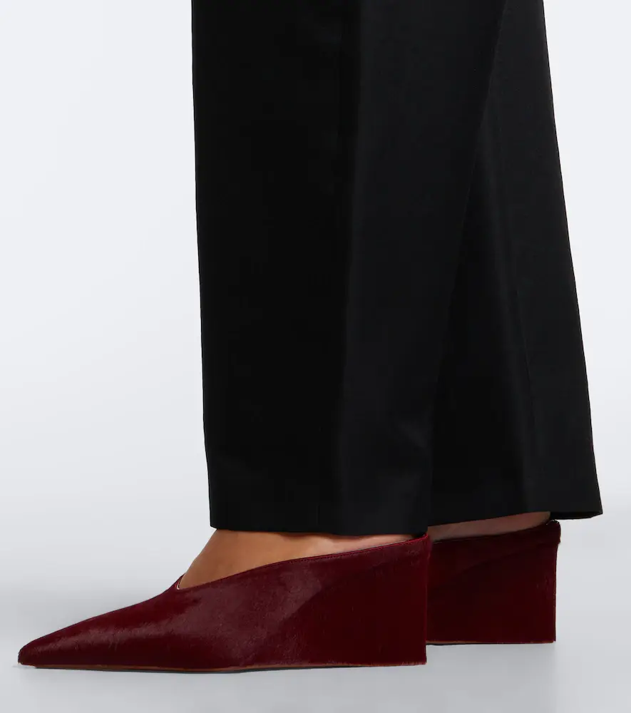 Alaïa Alaïa Cube calf hair wedge mules | Thumbnail 5 Alaïa Alaïa Cube calf hair wedge mules | Thumbnail 5