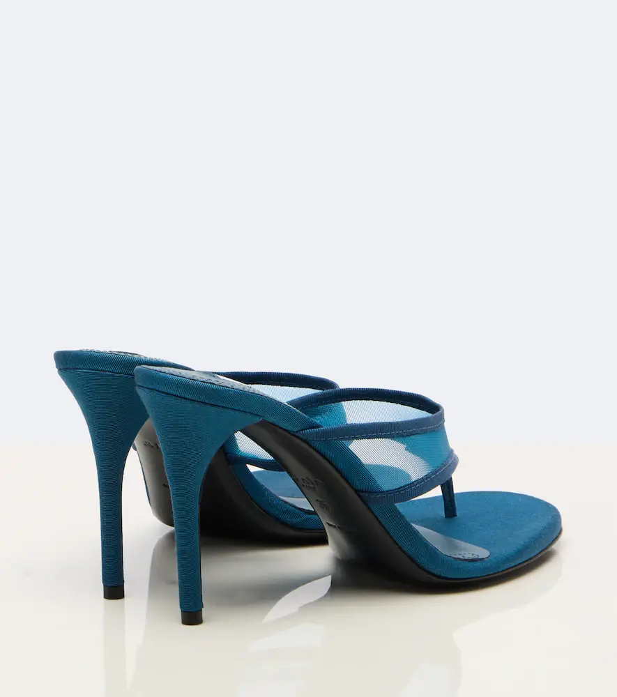 Alaïa Alaïa Infra tulle thong sandals | Thumbnail 2 Alaïa Alaïa Infra tulle thong sandals | Thumbnail 2