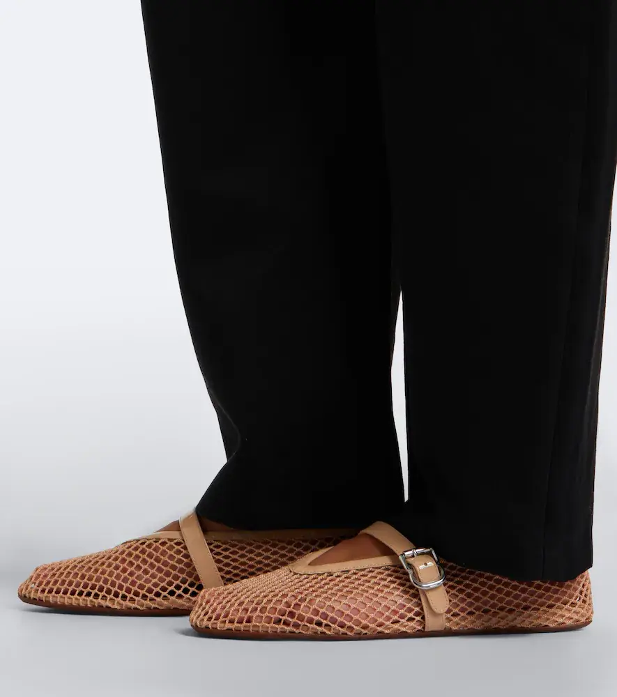 Alaïa Alaïa Fishnet Mary Jane flats | Thumbnail 5 Alaïa Alaïa Fishnet Mary Jane flats | Thumbnail 5