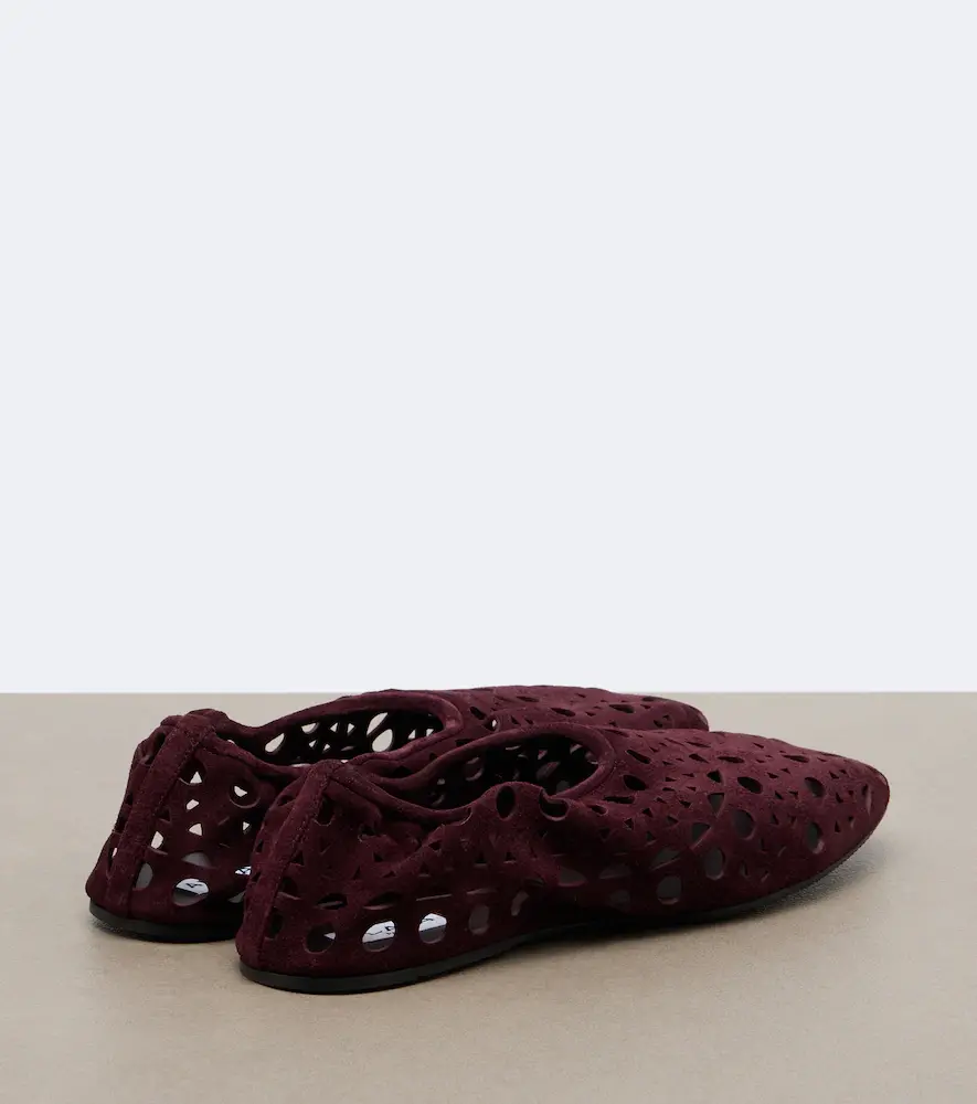 Alaïa Alaïa Vienne suede ballet flats | Thumbnail 3 Alaïa Alaïa Vienne suede ballet flats | Thumbnail 3