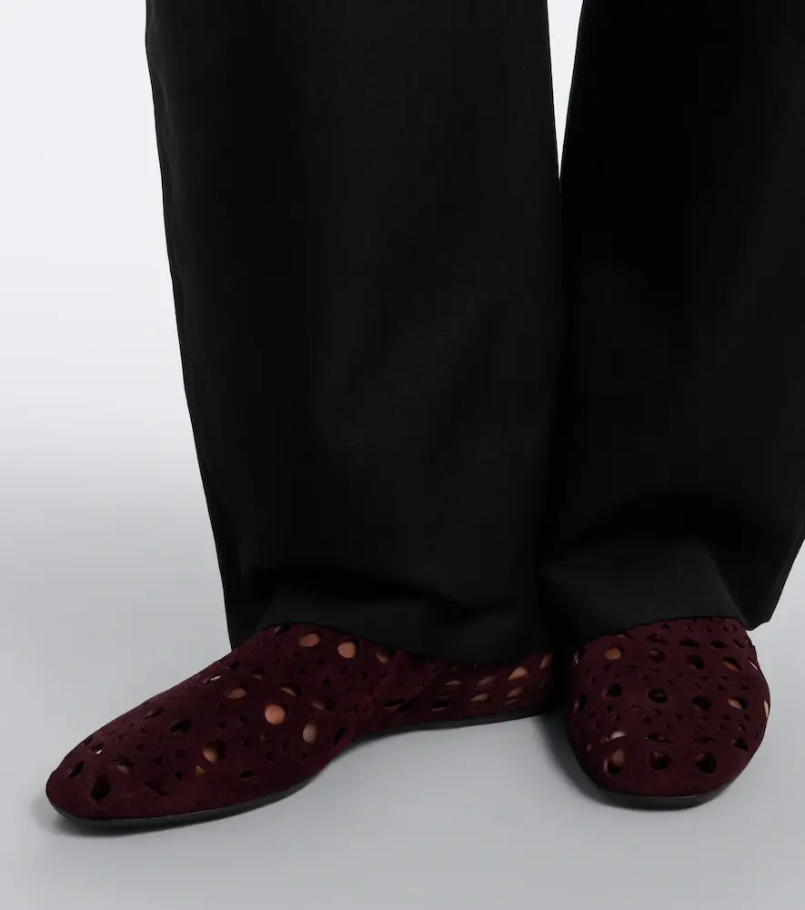 Alaïa Alaïa Vienne suede ballet flats | Thumbnail 5 Alaïa Alaïa Vienne suede ballet flats | Thumbnail 5