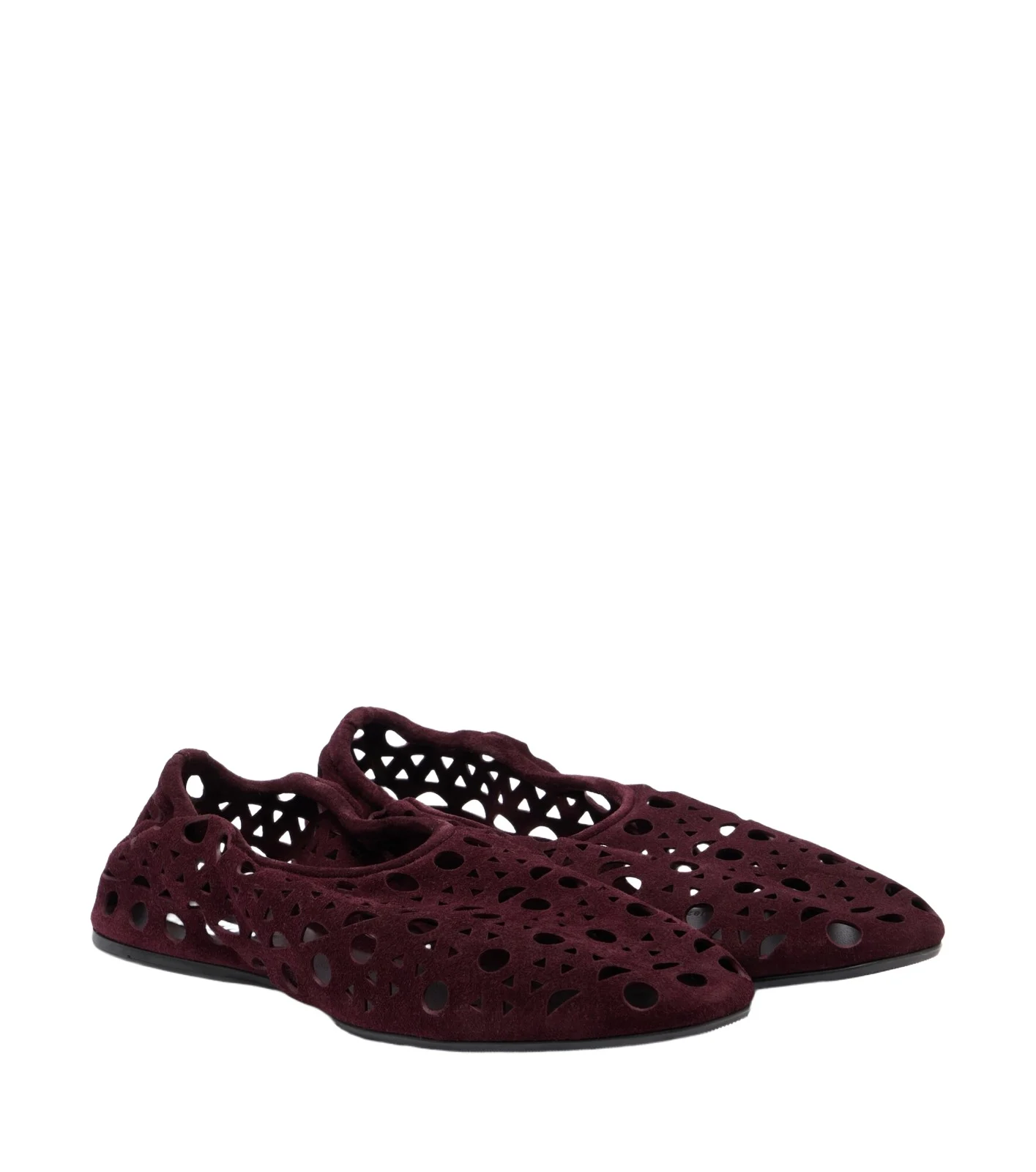 Alaïa Alaïa Vienne suede ballet flats
