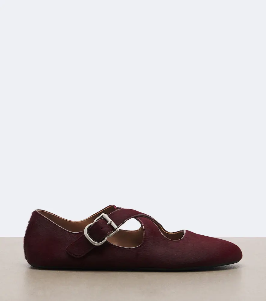 Alaïa Alaïa Calf hair ballet flats | Thumbnail 3 Alaïa Alaïa Calf hair ballet flats | Thumbnail 3