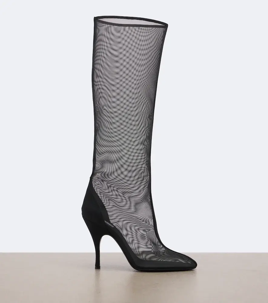 Alaïa Alaïa Mesh knee-high boots | Thumbnail 3