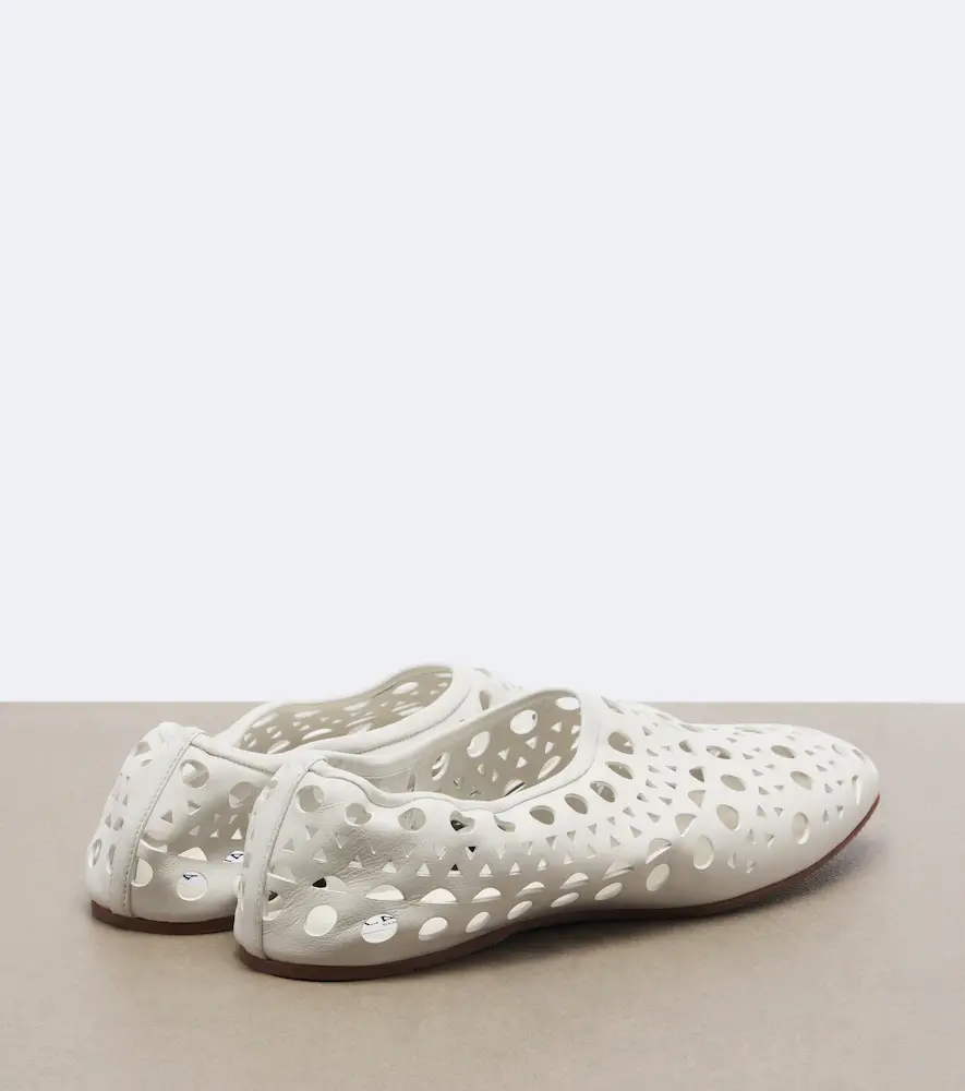 Alaïa Alaïa Vienne leather ballet flats | Thumbnail 4 Alaïa Alaïa Vienne leather ballet flats | Thumbnail 4