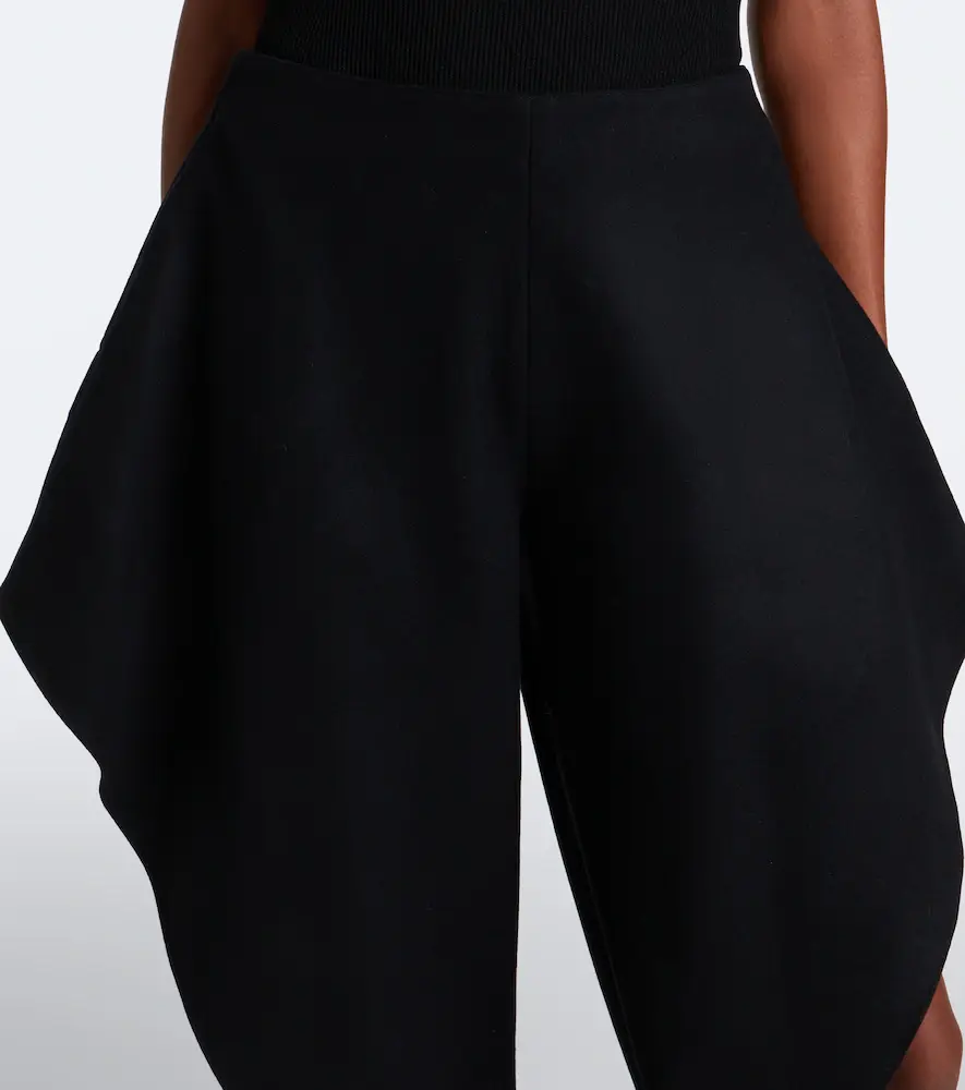 Alaïa Alaïa Draped wool-blend pants | Thumbnail 4 Alaïa Alaïa Draped wool-blend pants | Thumbnail 4