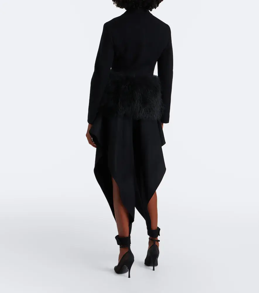 Alaïa Alaïa Draped wool-blend pants | Thumbnail 6 Alaïa Alaïa Draped wool-blend pants | Thumbnail 6