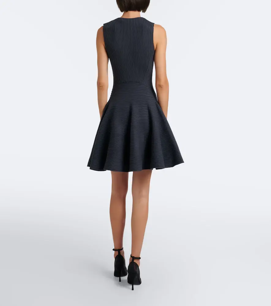 Alaïa Alaïa Ribbed-knit wool-blend minidress | Thumbnail 2 Alaïa Alaïa Ribbed-knit wool-blend minidress | Thumbnail 2
