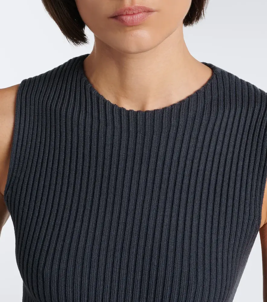 Alaïa Alaïa Ribbed-knit wool-blend minidress | Thumbnail 4 Alaïa Alaïa Ribbed-knit wool-blend minidress | Thumbnail 4