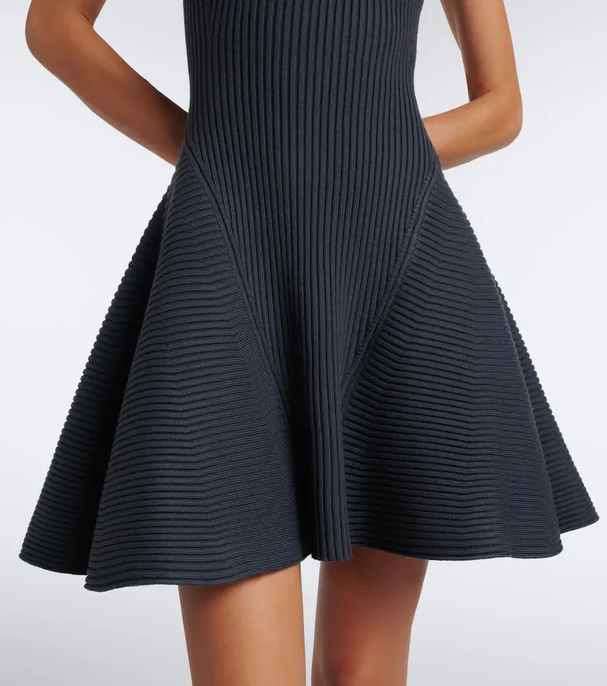Alaïa Alaïa Ribbed-knit wool-blend minidress | Thumbnail 5 Alaïa Alaïa Ribbed-knit wool-blend minidress | Thumbnail 5