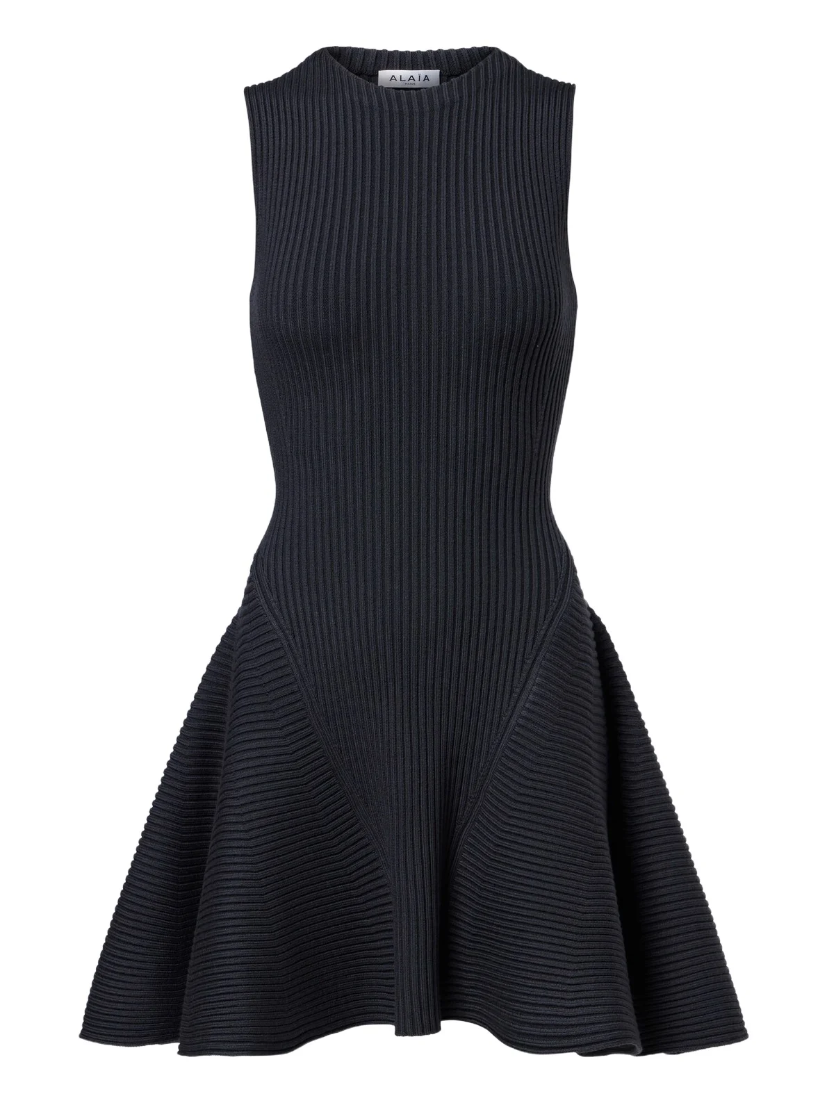 Alaïa Alaïa Ribbed-knit wool-blend minidress