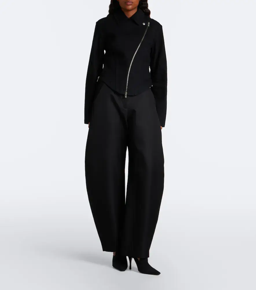 Alaïa Alaïa Denim biker jacket | Thumbnail 5