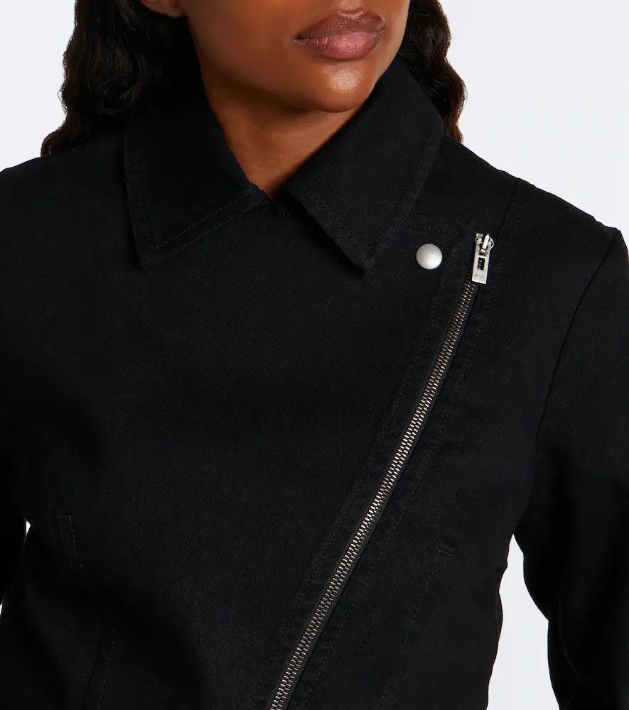 Alaïa Alaïa Denim biker jacket | Thumbnail 6