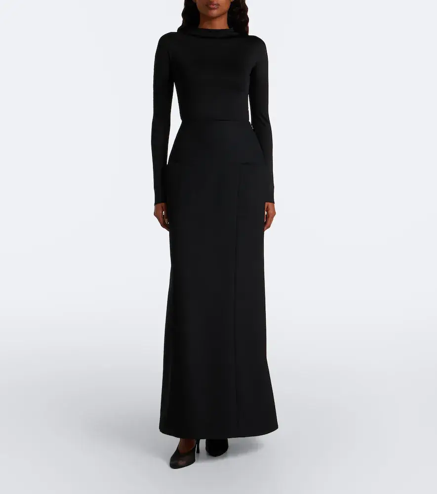 Alaïa Alaïa Wool maxi skirt | Thumbnail 6