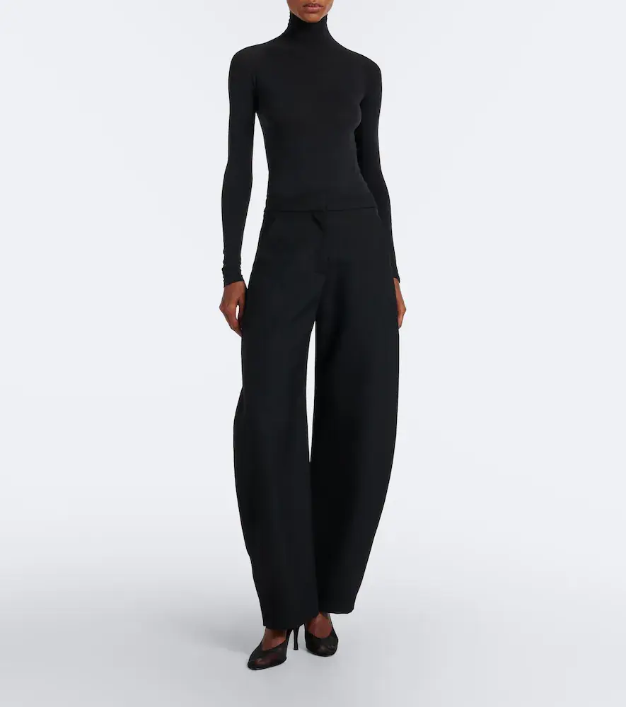 Alaïa Alaïa Wool barrel-leg pants | Thumbnail 2 Alaïa Alaïa Wool barrel-leg pants | Thumbnail 2
