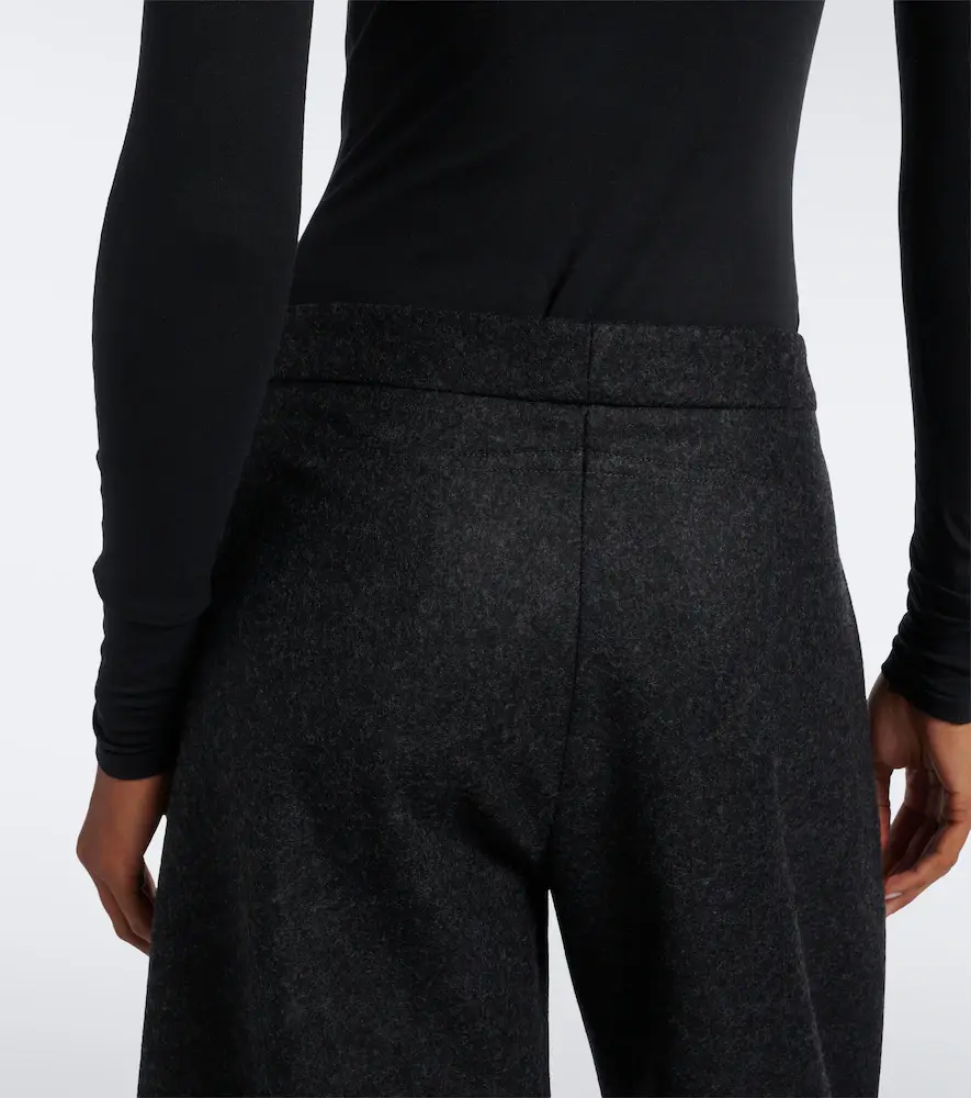 ALAÏA Virgin wool barrel-leg pants | Thumbnail 6