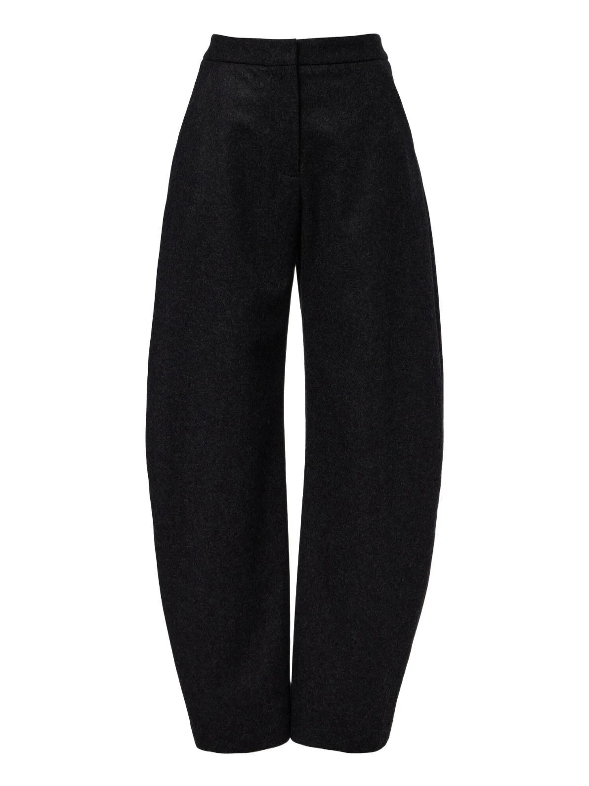 Virgin wool barrel-leg pants Virgin wool barrel-leg pants