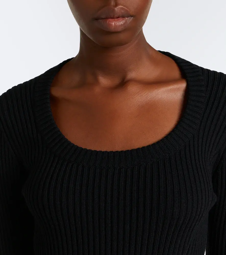 Alaïa Alaïa Peplum wool-blend top | Thumbnail 5 Alaïa Alaïa Peplum wool-blend top | Thumbnail 5