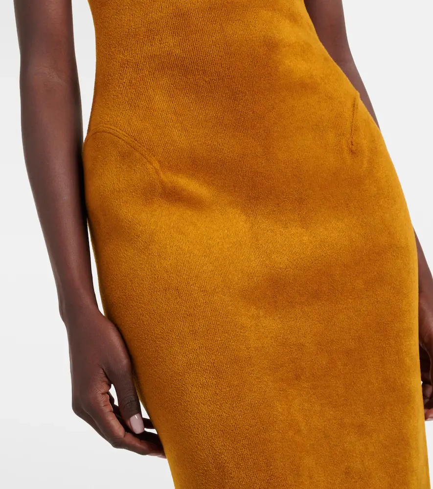 Alaïa Alaïa Velvet midi dress | Thumbnail 3