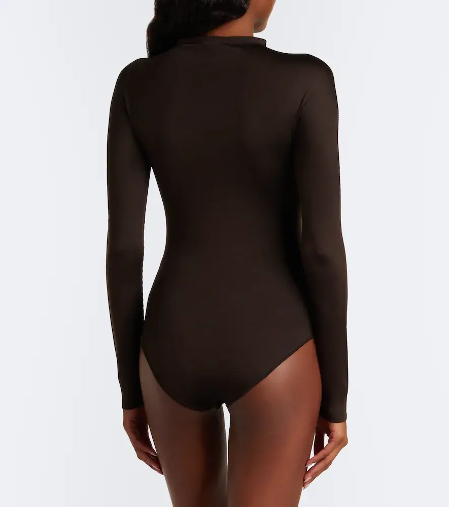 Alaïa Alaïa Silk-blend jersey bodysuit | Thumbnail 5 Alaïa Alaïa Silk-blend jersey bodysuit | Thumbnail 5