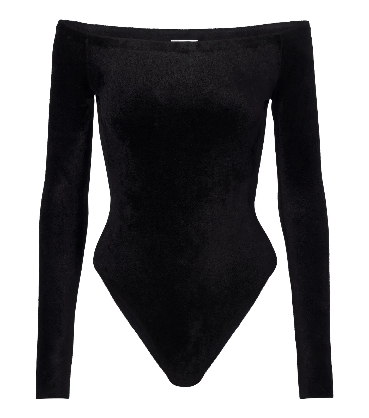 ALAÏA Off-shoulder velvet bodysuit ALAÏA Off-shoulder velvet bodysuit