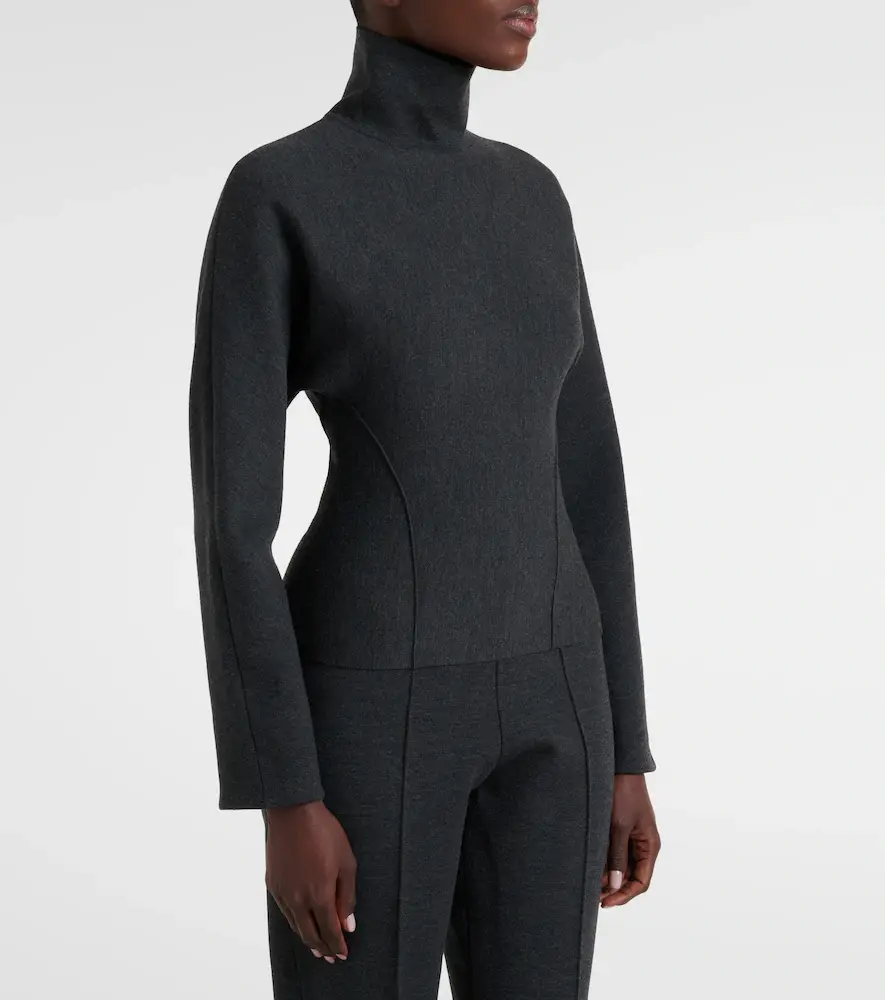Alaïa Alaïa Wool-blend turtleneck sweater | Thumbnail 2 Alaïa Alaïa Wool-blend turtleneck sweater | Thumbnail 2