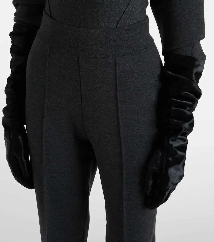 Alaïa Alaïa Knitted wool-blend tapered pants | Thumbnail 2