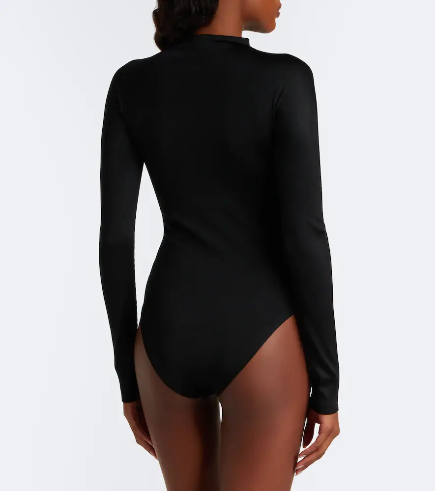 Alaïa Alaïa Silk-blend jersey bodysuit | Thumbnail 5 Alaïa Alaïa Silk-blend jersey bodysuit | Thumbnail 5