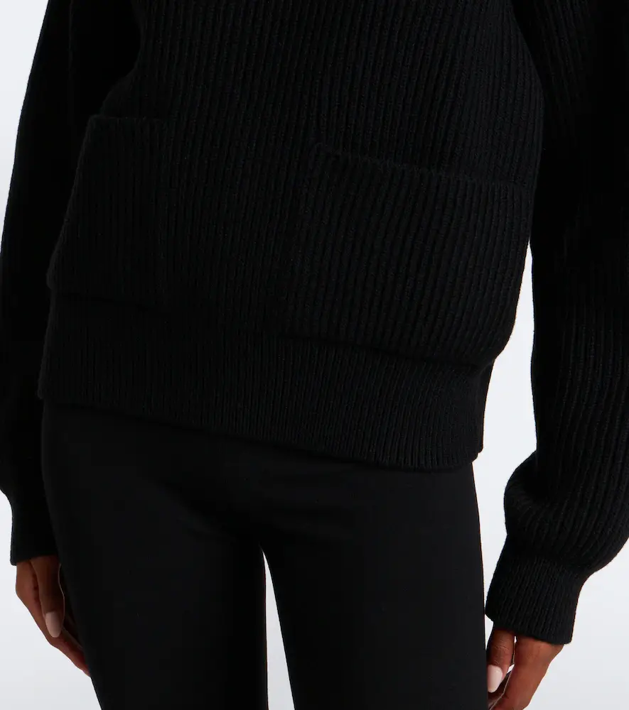 Alaïa Alaïa Ribbed-knit wool and cashmere sweater | Thumbnail 2