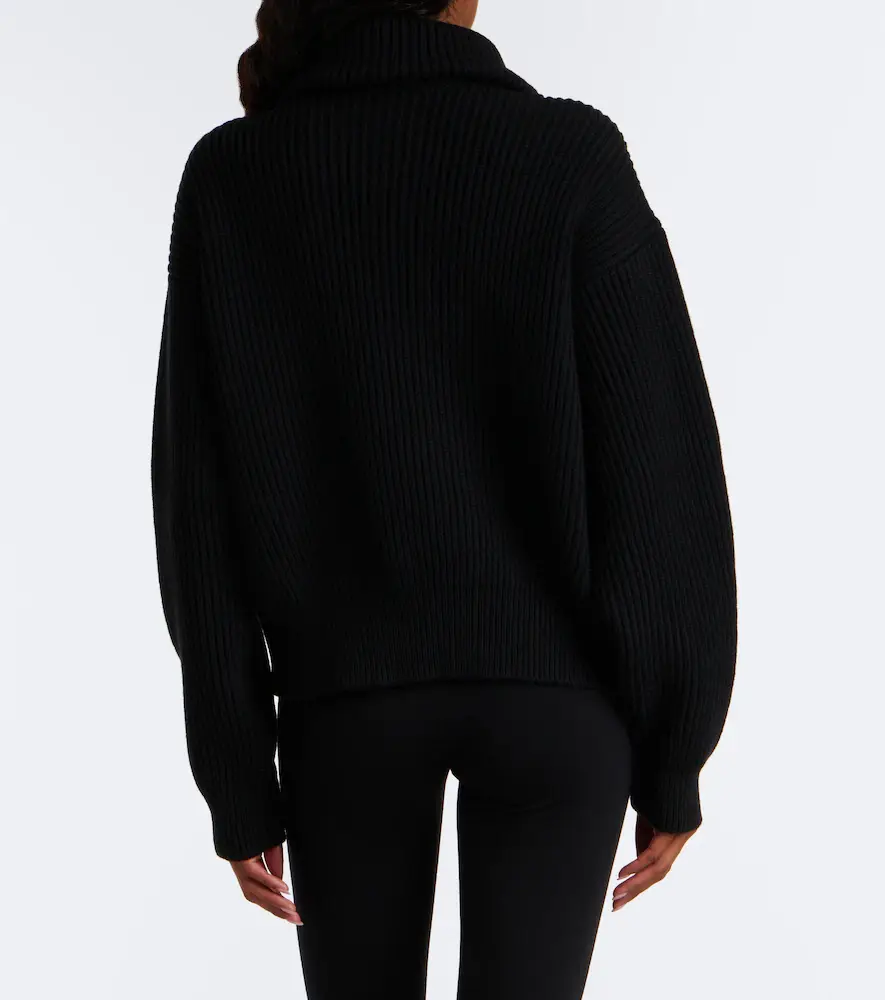 Alaïa Alaïa Ribbed-knit wool and cashmere sweater | Thumbnail 3