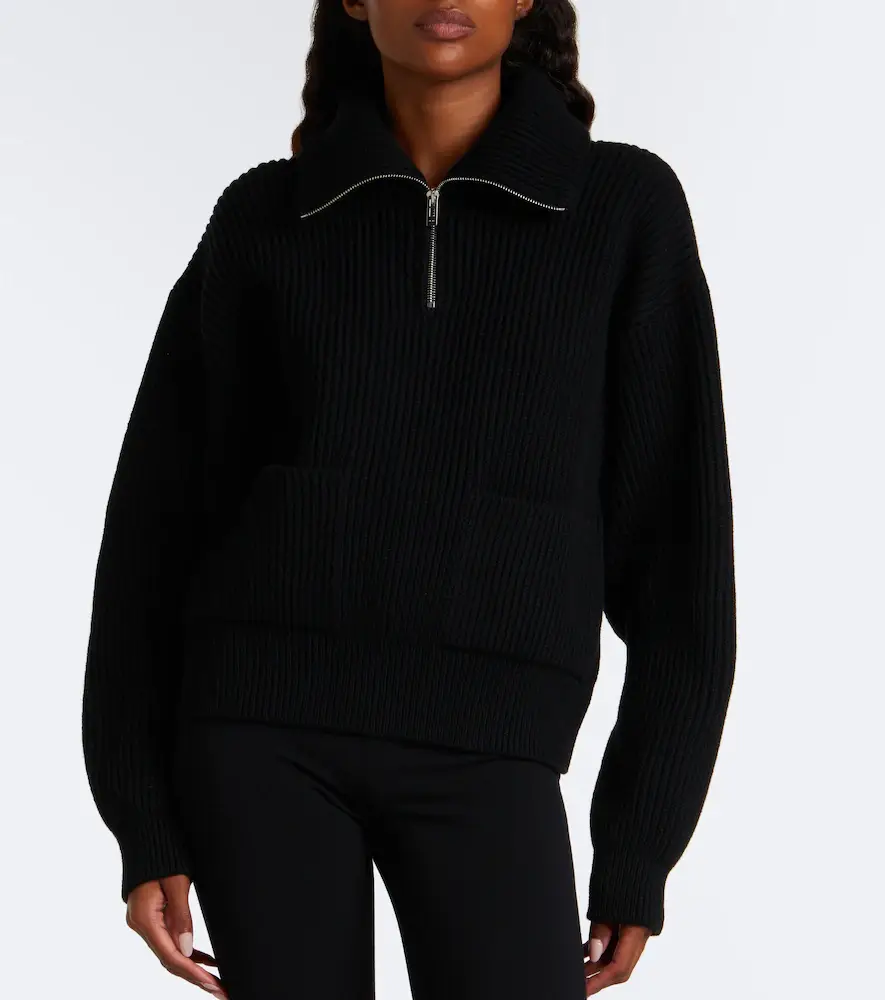 Alaïa Alaïa Ribbed-knit wool and cashmere sweater | Thumbnail 4