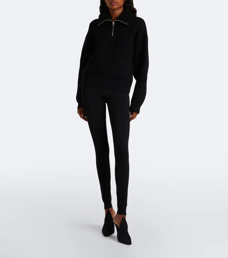 Alaïa Alaïa Ribbed-knit wool and cashmere sweater | Thumbnail 6