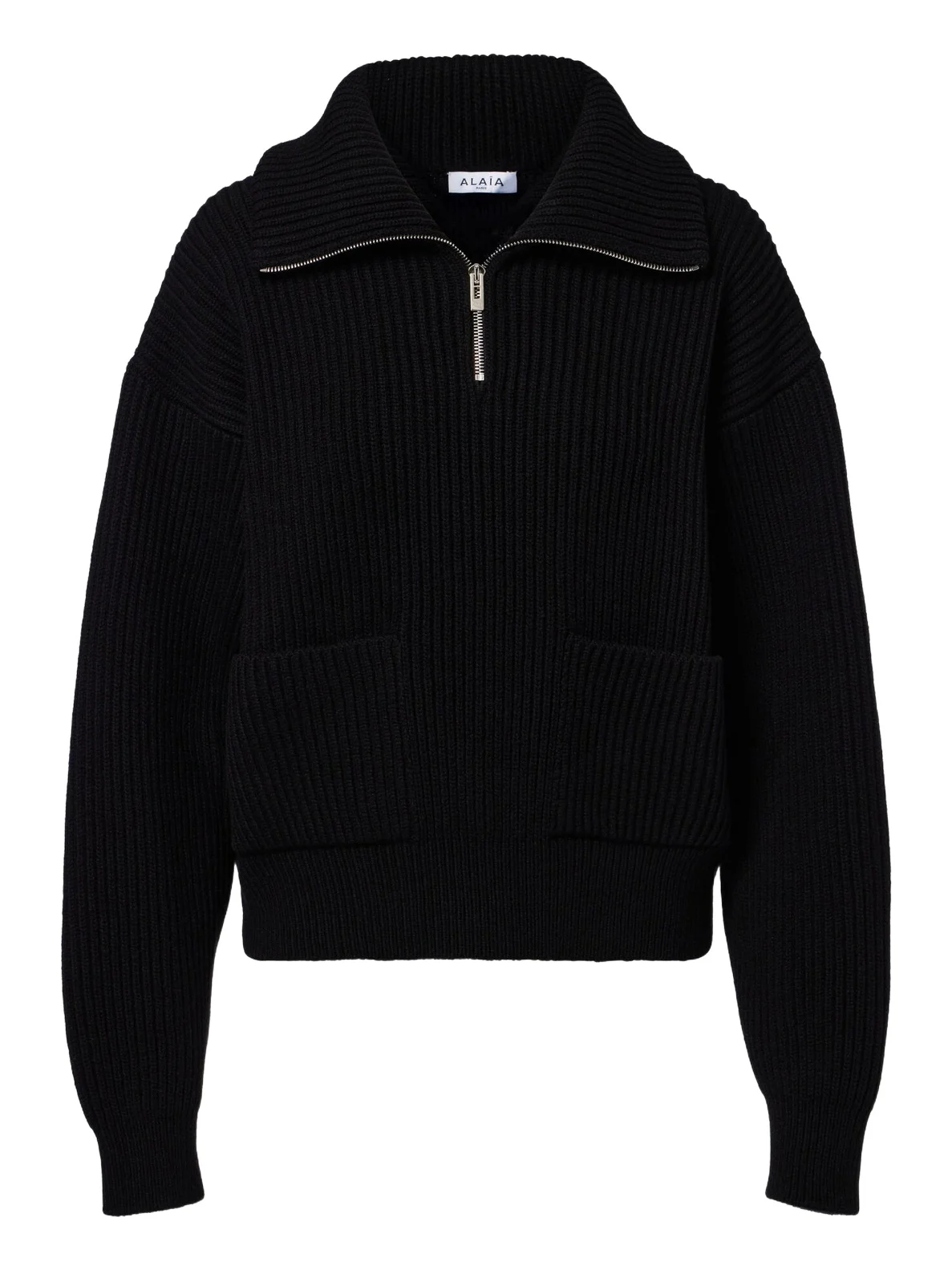 Alaïa Ribbed-knit wool and cashmere sweater