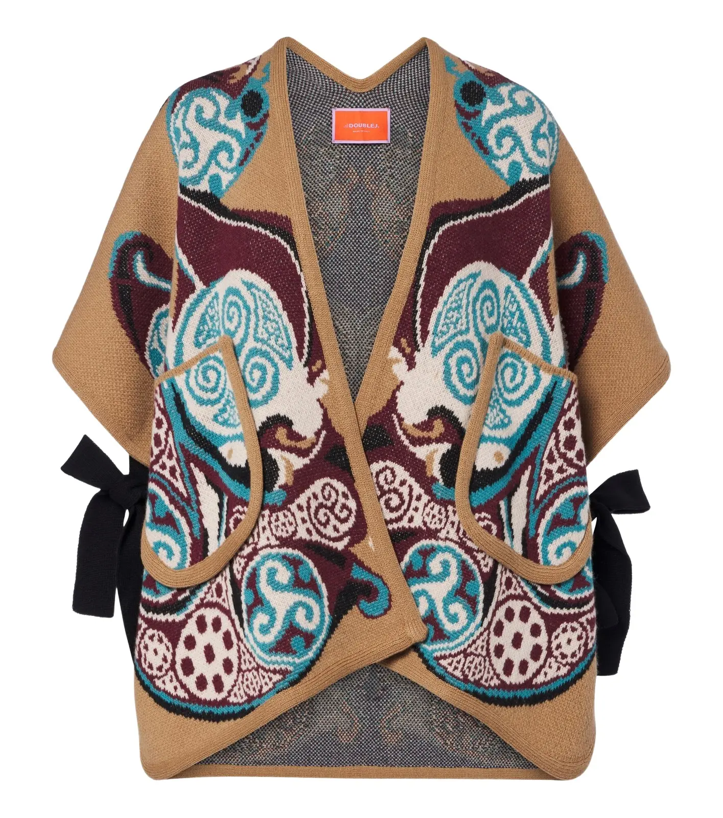 Alchemy jacquard wool cape Alchemy jacquard wool cape