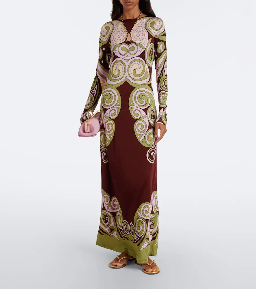 La DoubleJ Kells Swirl jersey maxi dress | Thumbnail 6 La DoubleJ Kells Swirl jersey maxi dress | Thumbnail 6