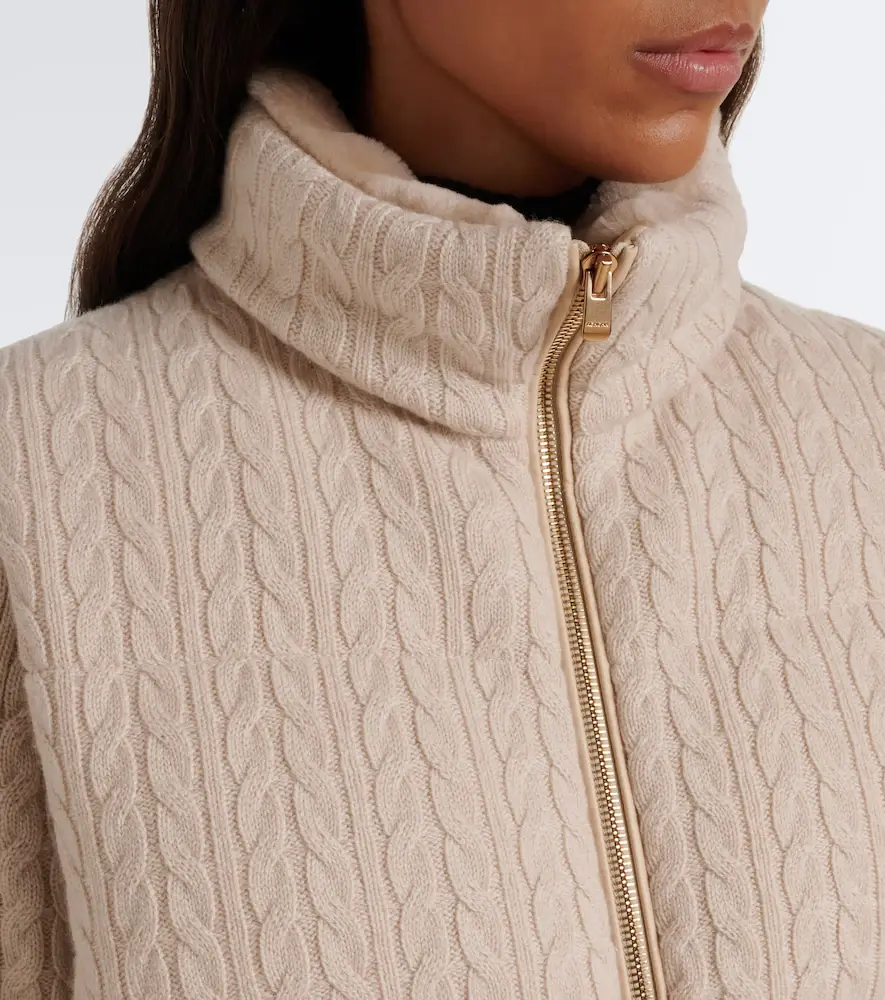 AGNONA Cable-knit cashmere puffer vest | Thumbnail 8 AGNONA Cable-knit cashmere puffer vest | Thumbnail 8