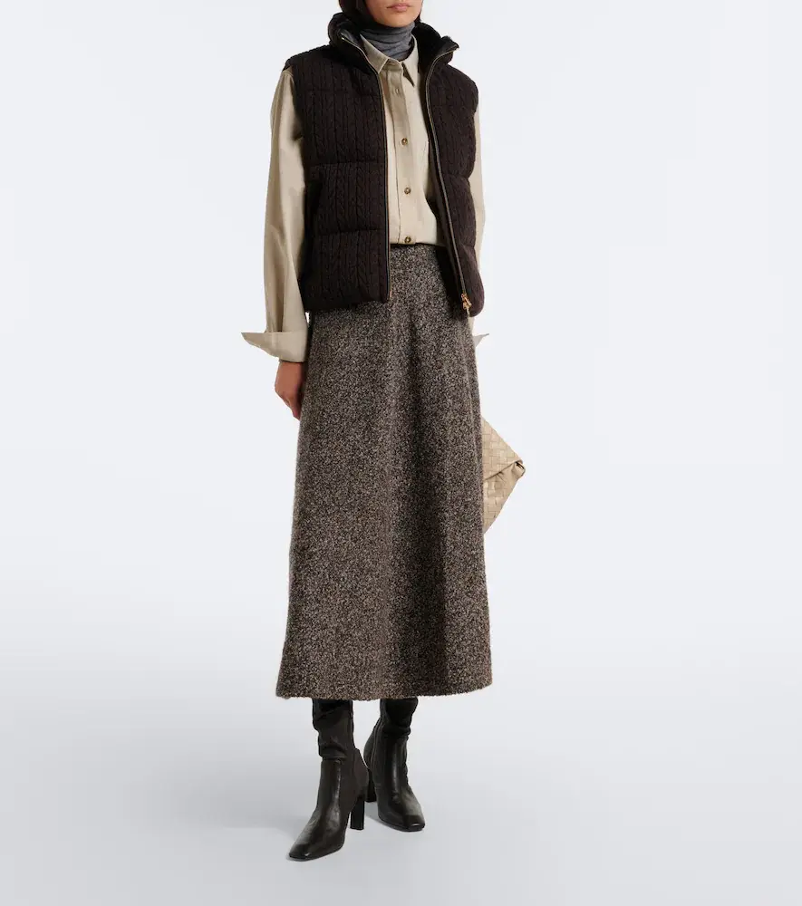 AGNONA Cable-knit cashmere puffer vest | Thumbnail 6 AGNONA Cable-knit cashmere puffer vest | Thumbnail 6